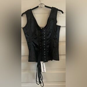 Corsetdeal Black Overbust Corset, size 30